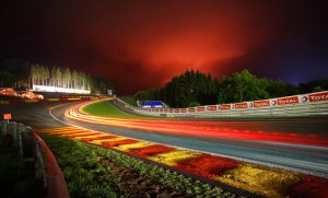 Track, eau rouge, поворот, ночь, spa-francorchamps, спа-франкоршам, 1920x1160