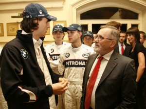 Robert Kubica i Włodzimierz Zientarski