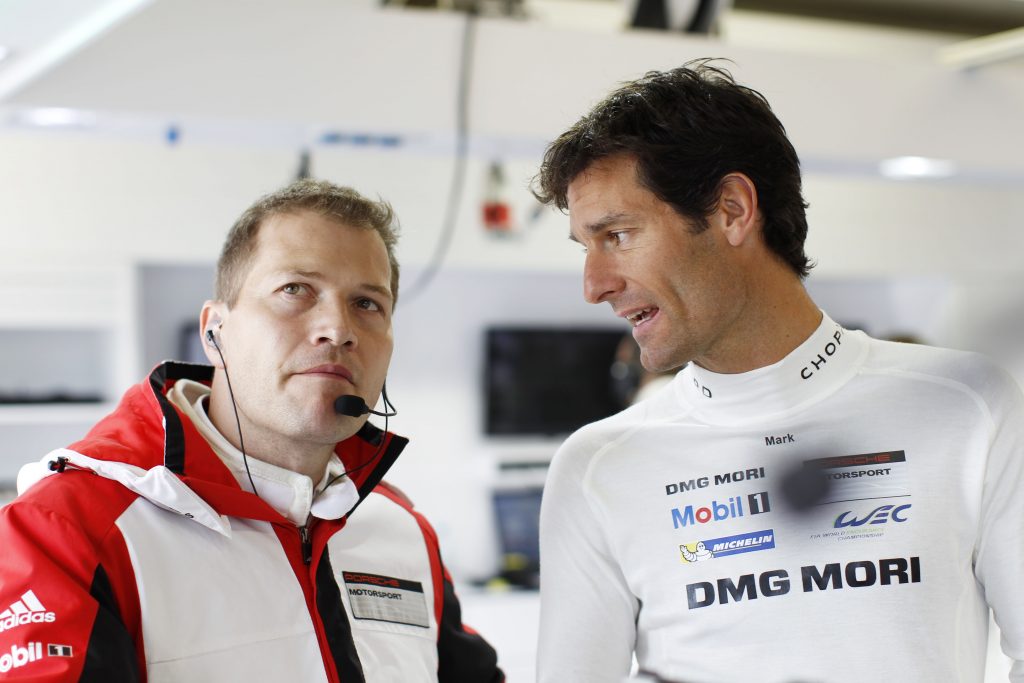 Porsche Team Andreas Seidl & Mark Webber