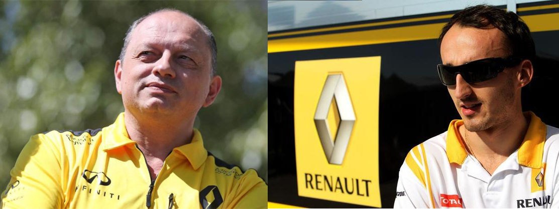 Frédéric Vasseur - Robert Kubica testy symulator F1 Renault