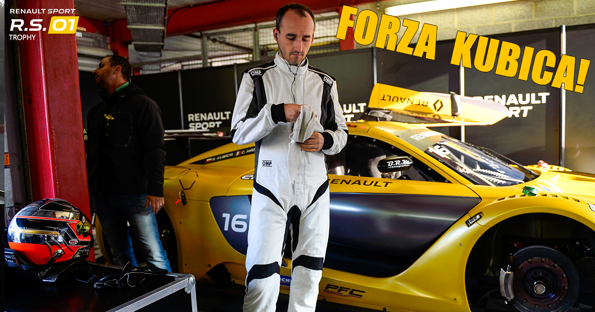 Robert Kubica w Renault Sport Trophy na torze Spa-Francorchamps - Sobota [LIVE]