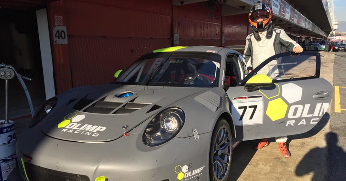 Robert Kubica testuje Porsche 911 GT3 R na torze Circuit de Catalunya