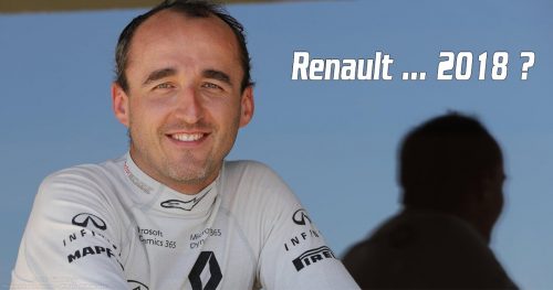 Robert Kubica może być opcją Renault na 2018.