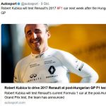 F1 Kubica