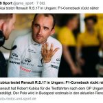 Robert Kubica F1