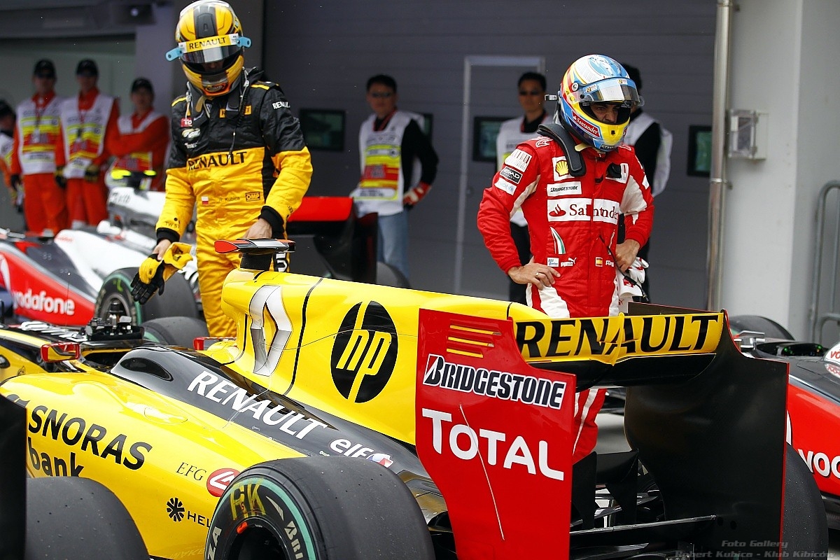 Kubica i Alonso - F1 Ferrari Renault