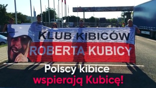 Polscy kibice wspierają Roberta Kubicę - Robert Kubica - Klub Kibiców