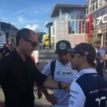 Robert Kubica Fernando Alonso Felipe Massa - Monza padok F1 2017