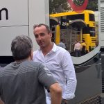 Robert Kubica w padoku na Monzie przed Italian GP 2017