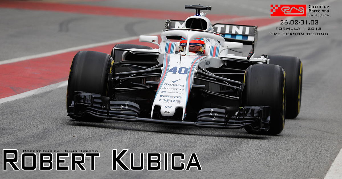 Robert Kubica – przedsezonowe testy F1 w Barcelonie Dzień 3