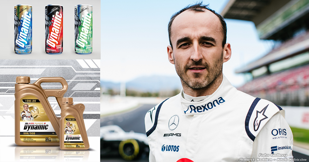 Robert Kubica promuje markę Dynamic